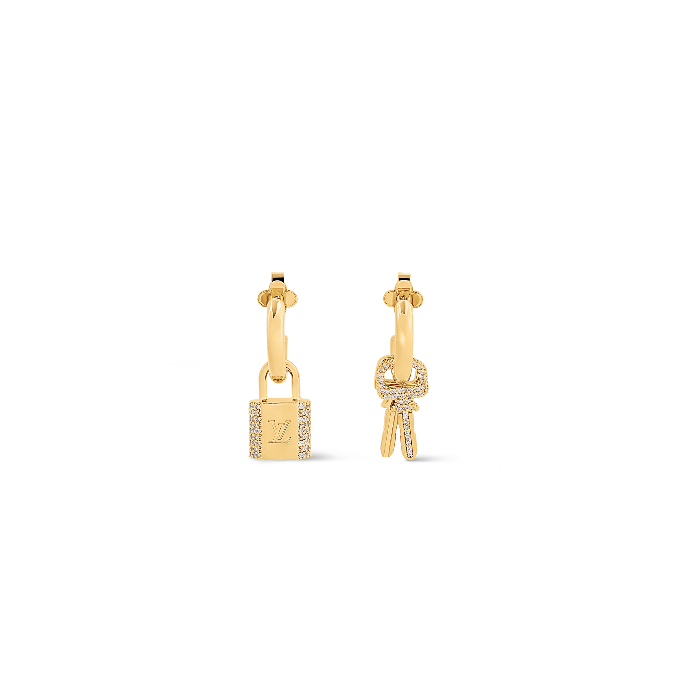 l**is V*t*n lv padlock earrings m01583